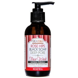Rose hips black soap