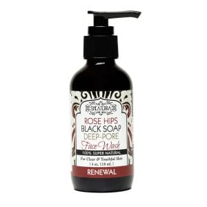 Rose hips black soap