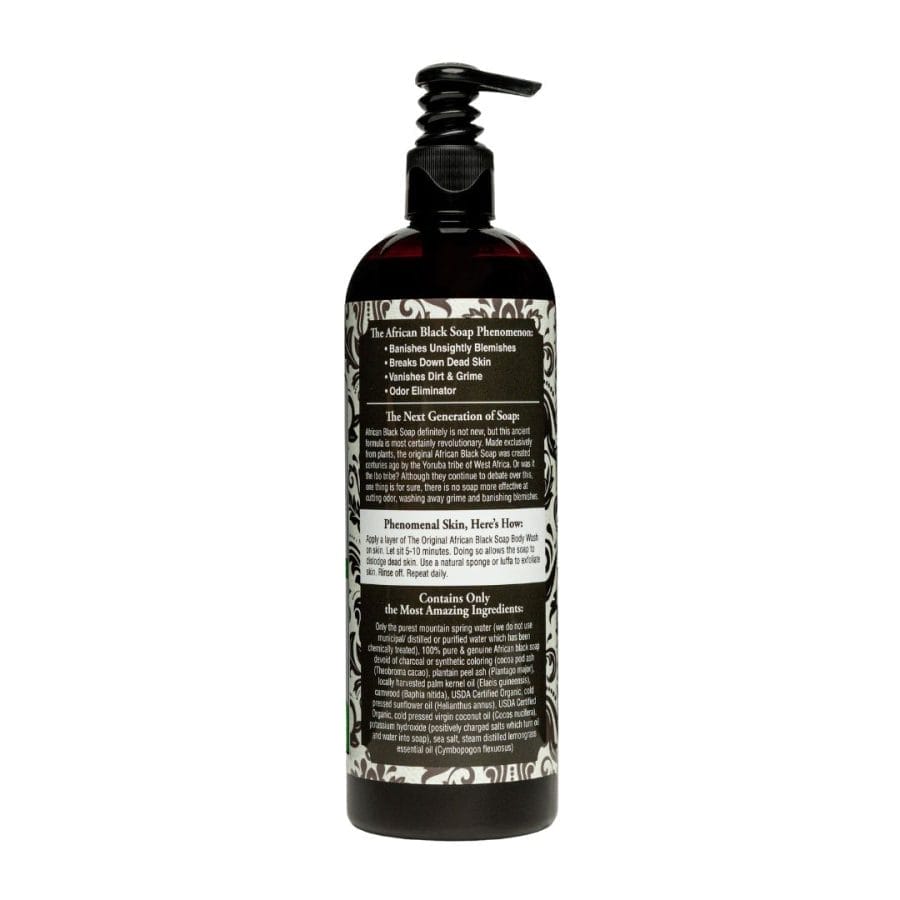 African Black Soap (Lemongrass) - Back